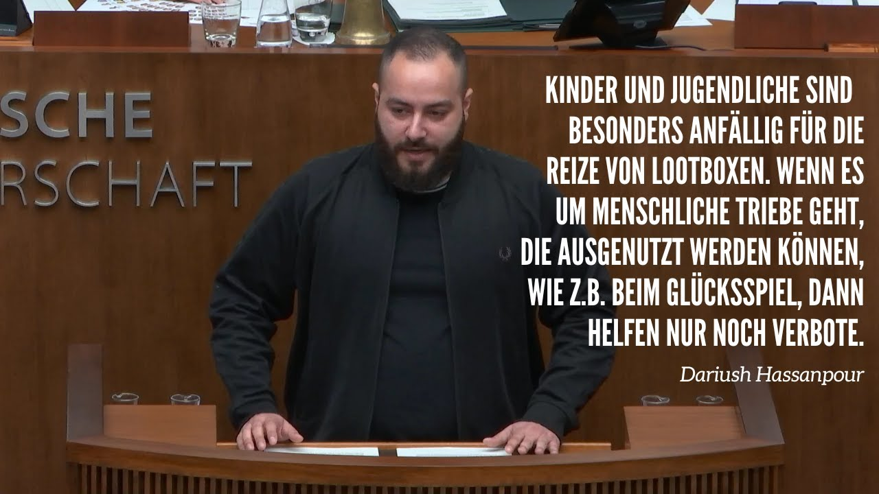 Hassanpour: Lootboxen müssen verboten werden!